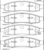 ASIMCO KD1414 Brake Pad Set, disc brake